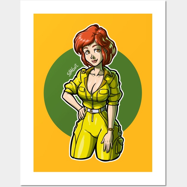 April O'Neil Wall Art by elmagosimg@gmail.com